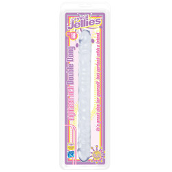 Crystal Jellies Double gode Jelly Clear 44 x 4.3 cm